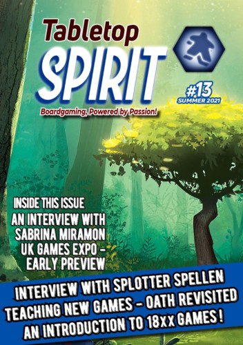 Tabletop Spirit 13:n kansi